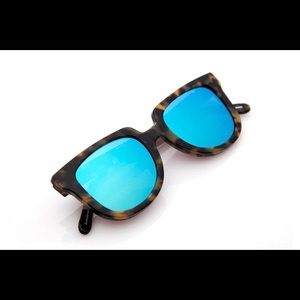 Krewe Lyons Blue Reflective Sunglasses